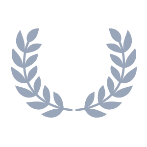 gray laurel icon