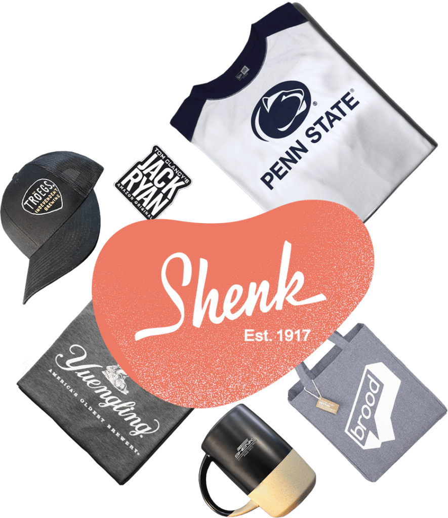 Custom printed promo products from Shenk Company in Harrisburg