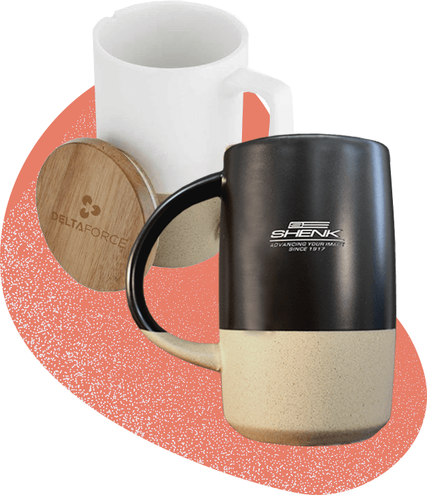 Promotional custom printed mugs
